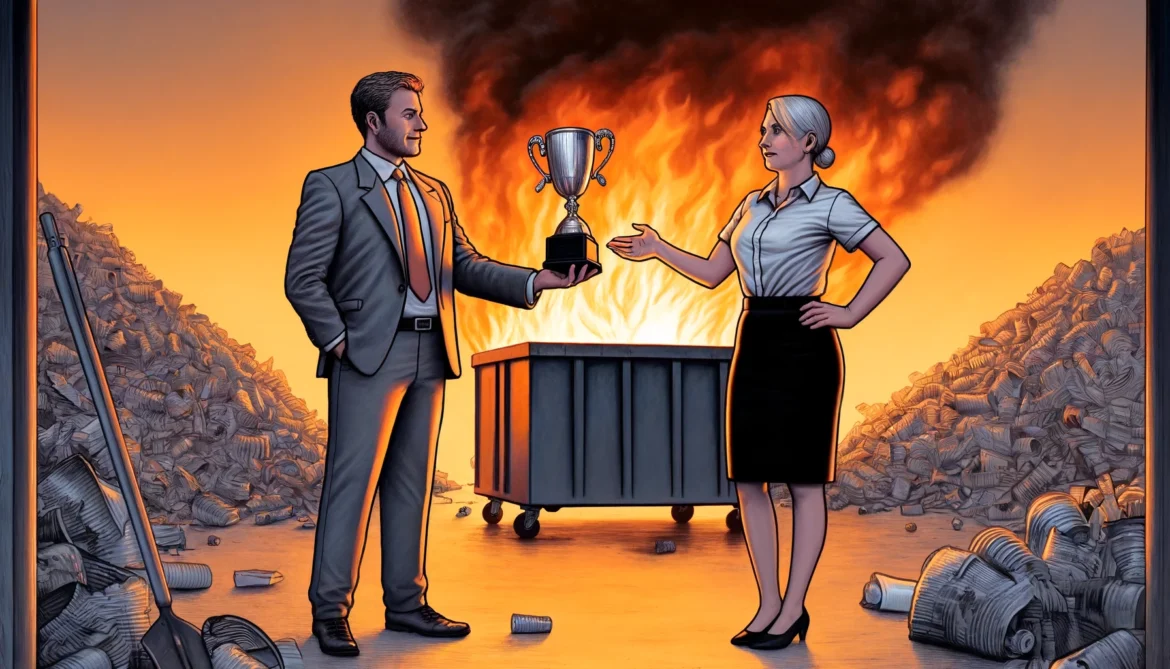 Dumpster fire
