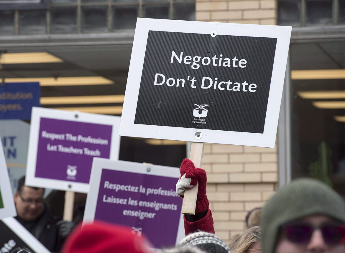 teacher protest