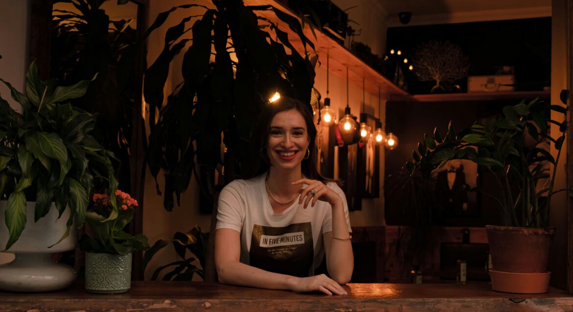 Young restaurant worker