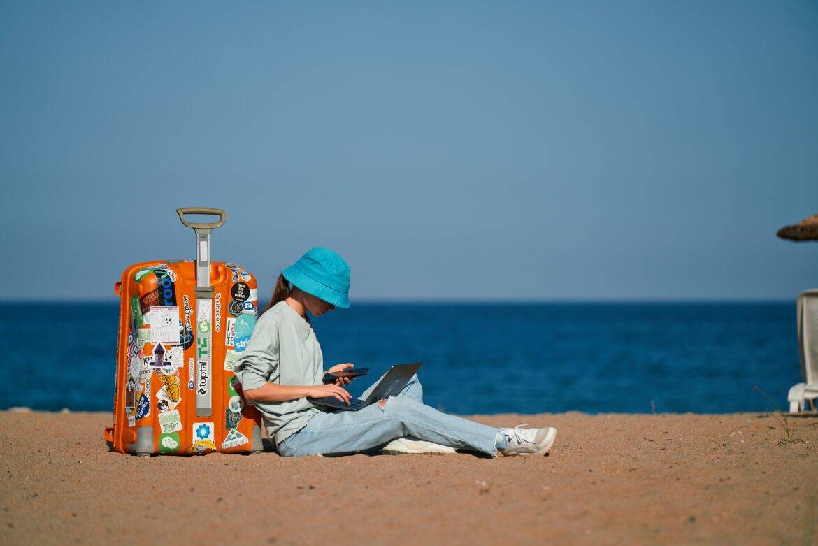 Working remotely on vacation