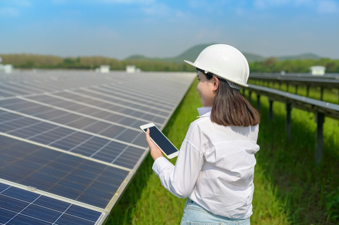 Clean Technology Solar Women Woman