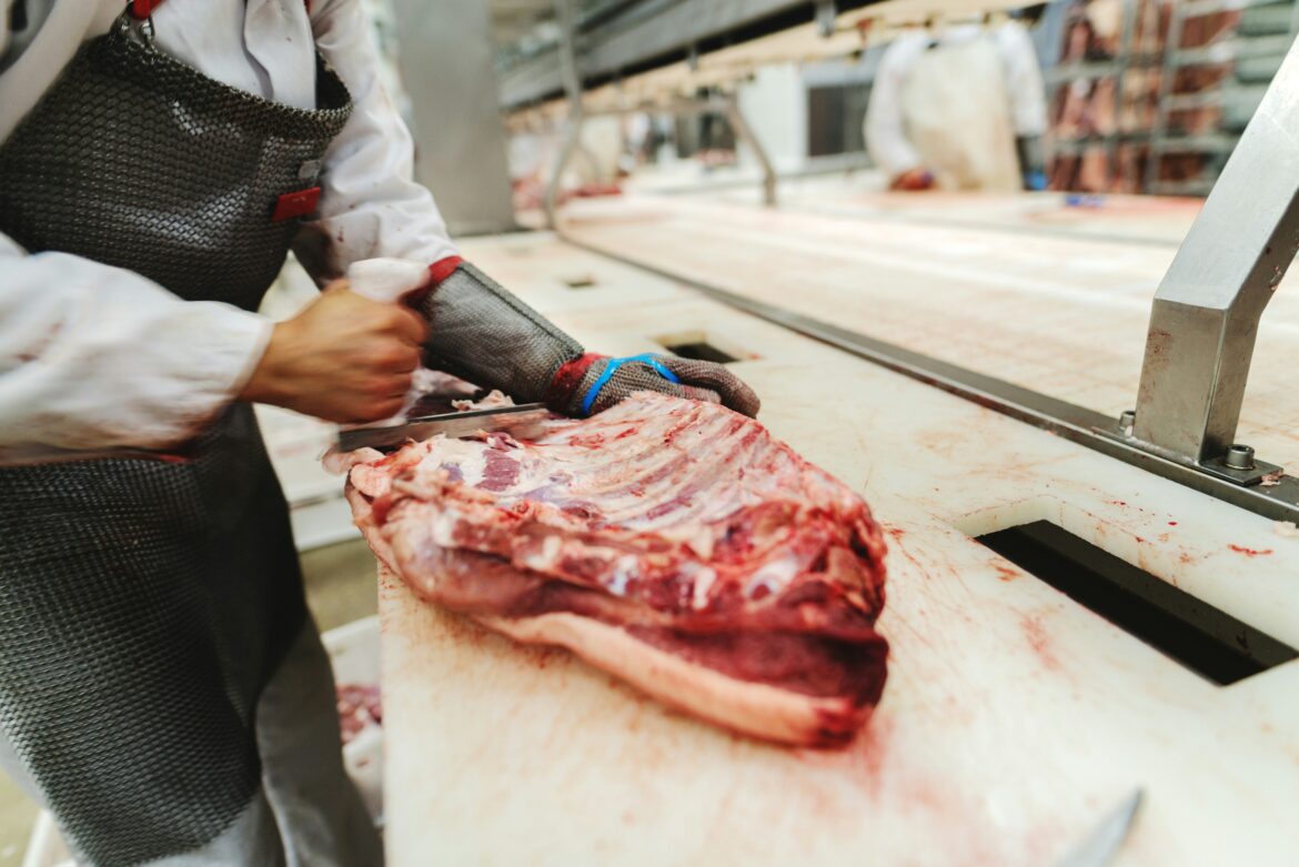 Meat beef slaughterhouse butcher
