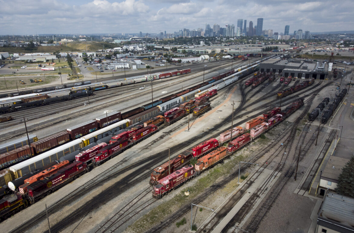 Rail Strike Calgary 20240826