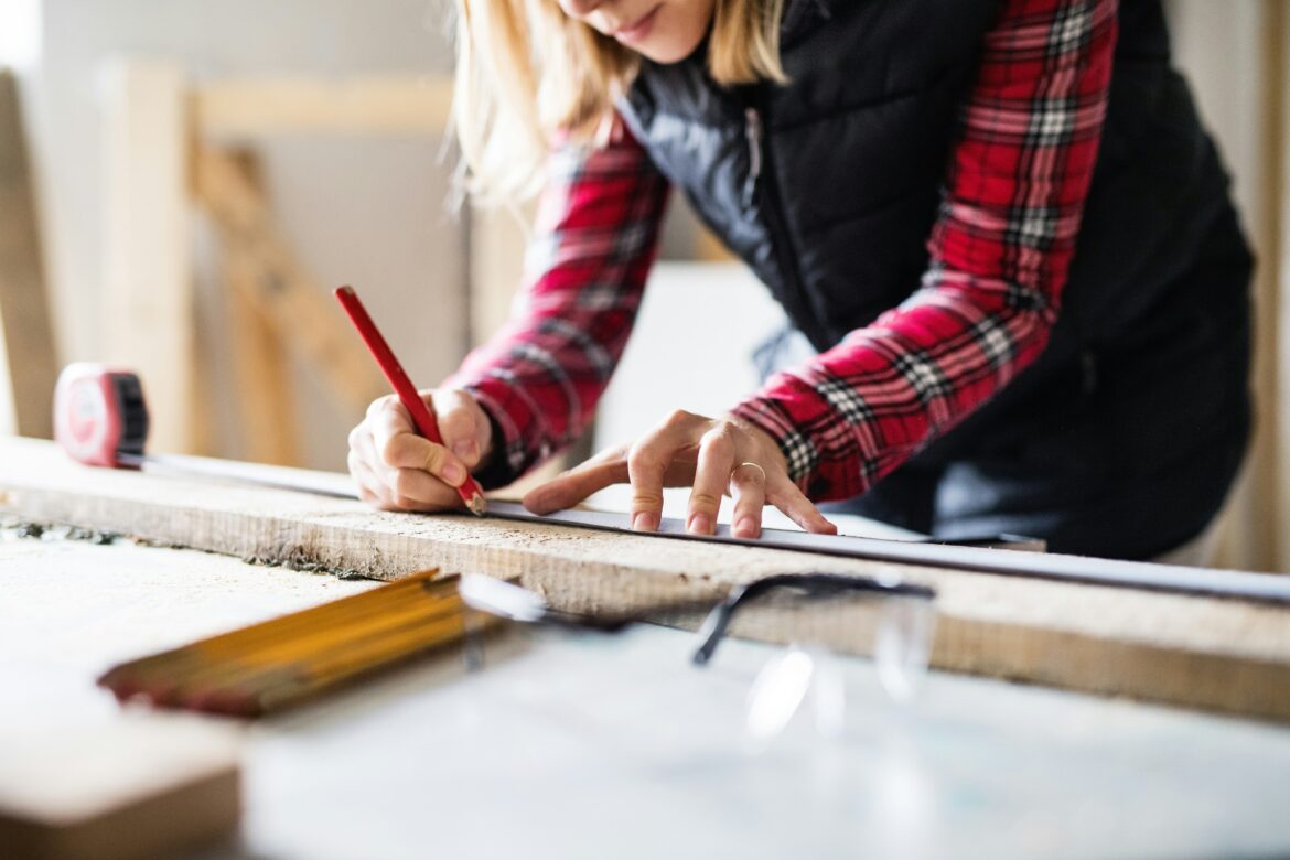 Woman skilled trades