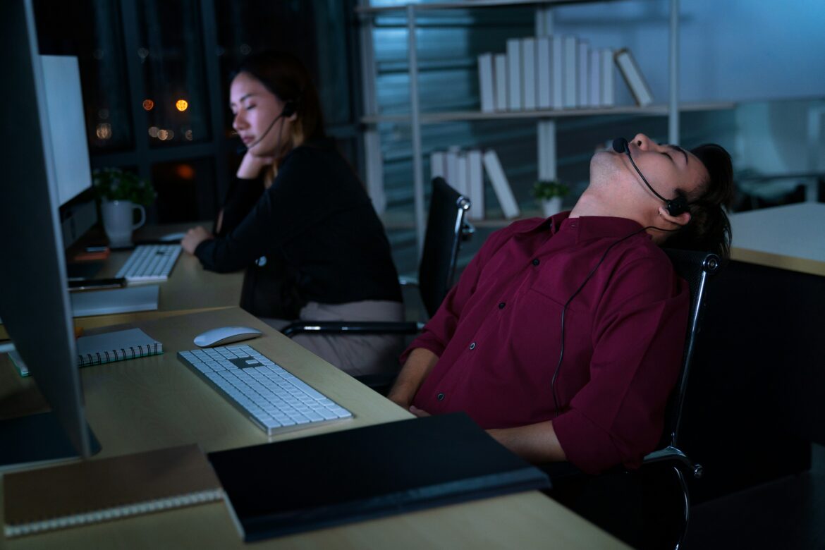 Sleeping on the job