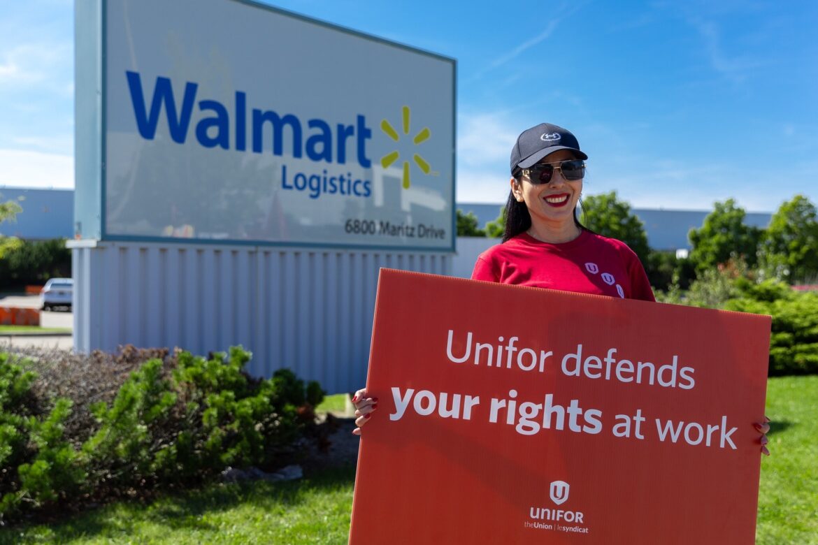 Unifor-Mississauga Walmart workers join Unifor