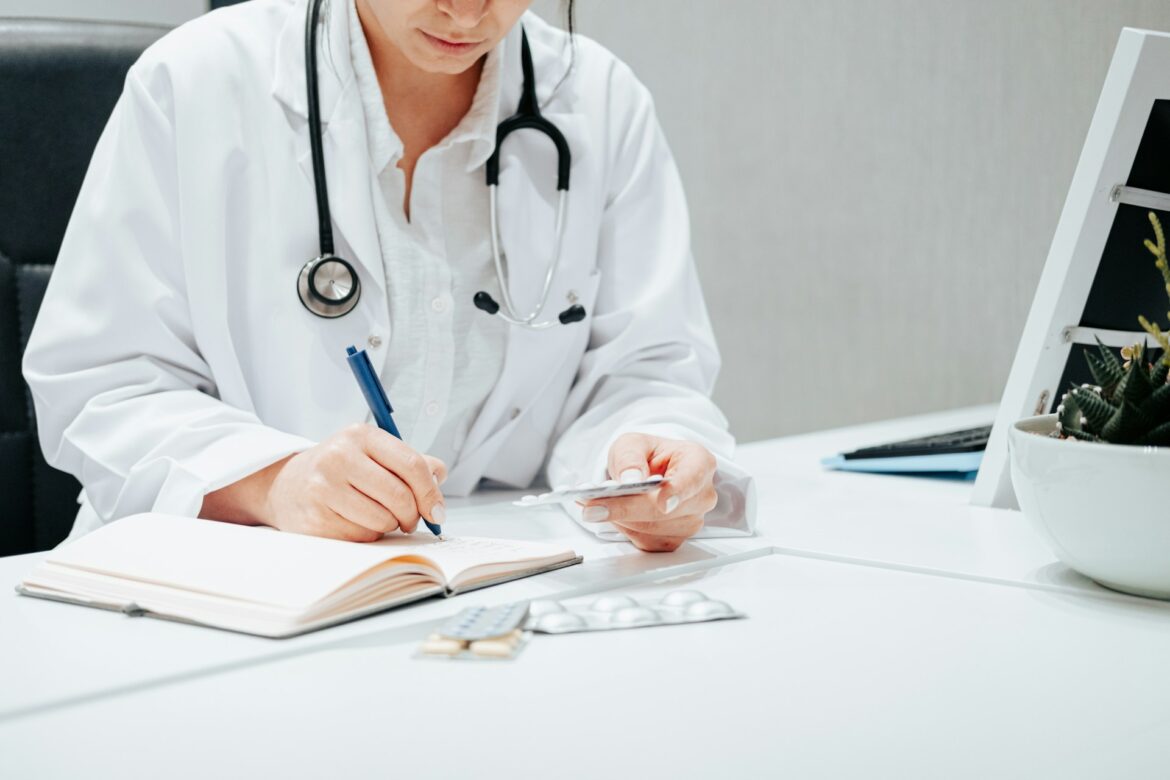 Doctor taking notes