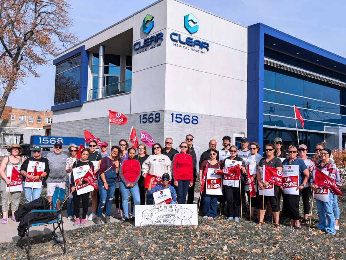 Unifor-Striking Clear Medical Imaging workers to return to barga