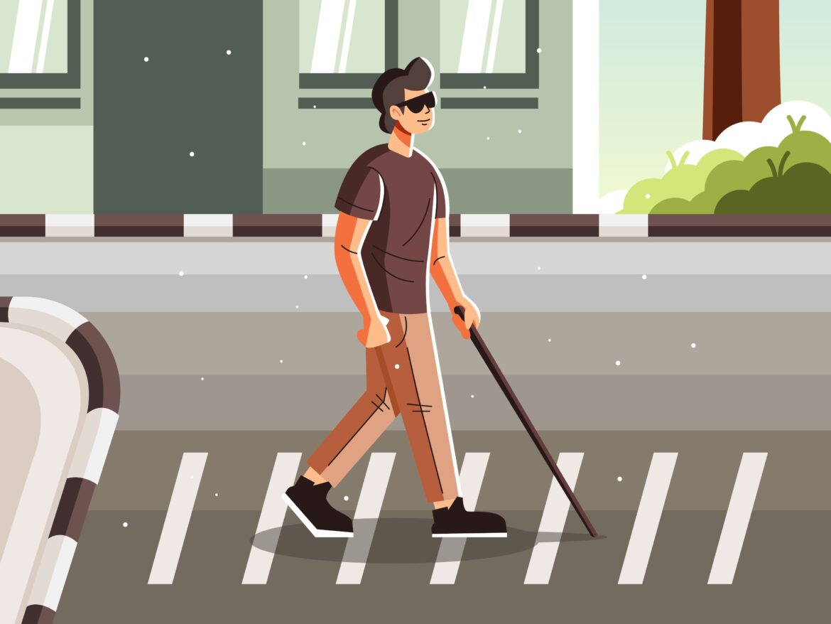 Disability blind cane