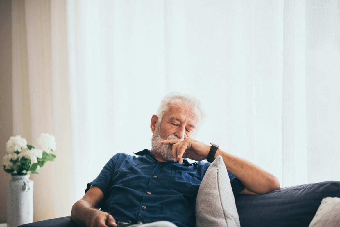 Tired old man