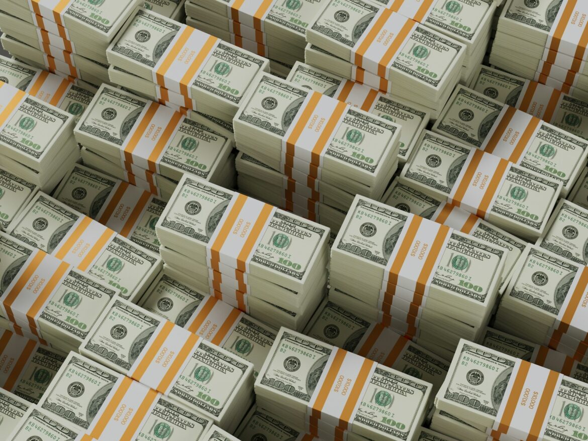 Pile of American money
