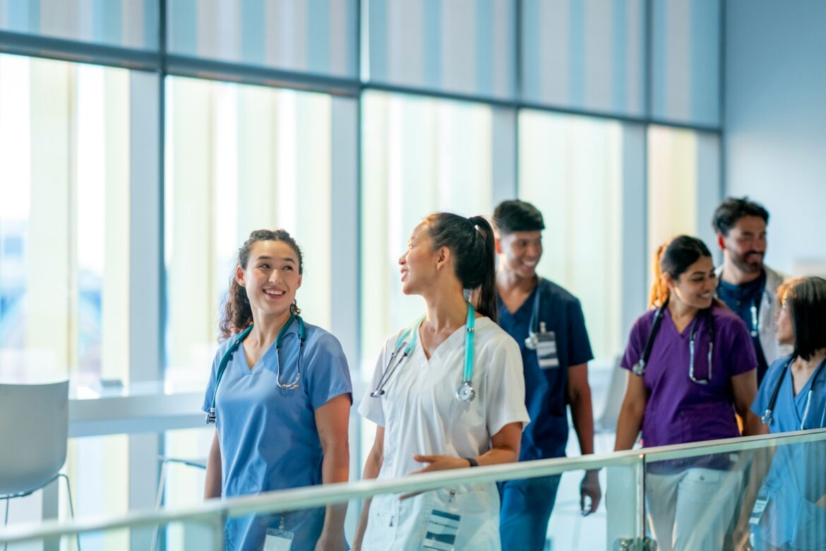 Hospital workers