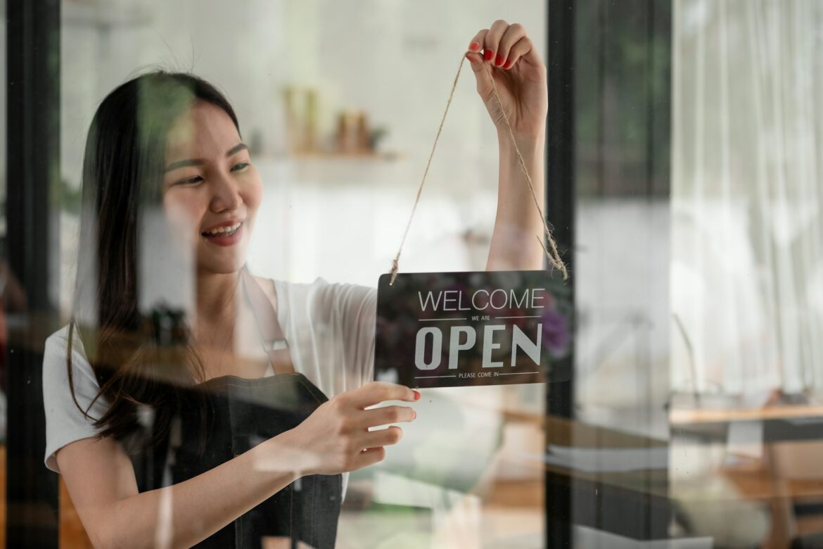 Open for business