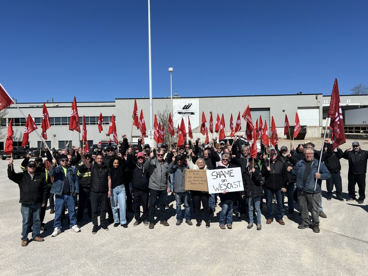 Unifor-Unifor members win historic -15 million award in Wescast
