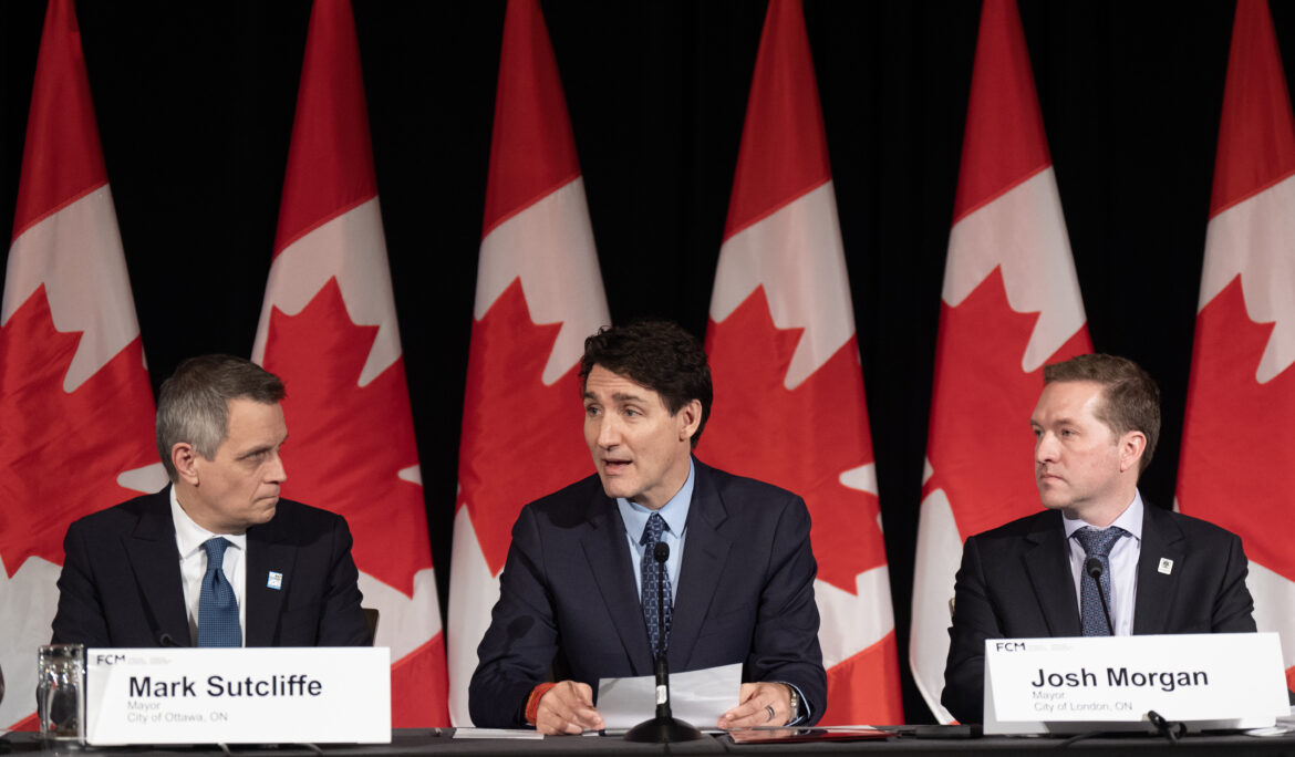 Justin Trudeau Mark Sutcliffe Josh Morgan