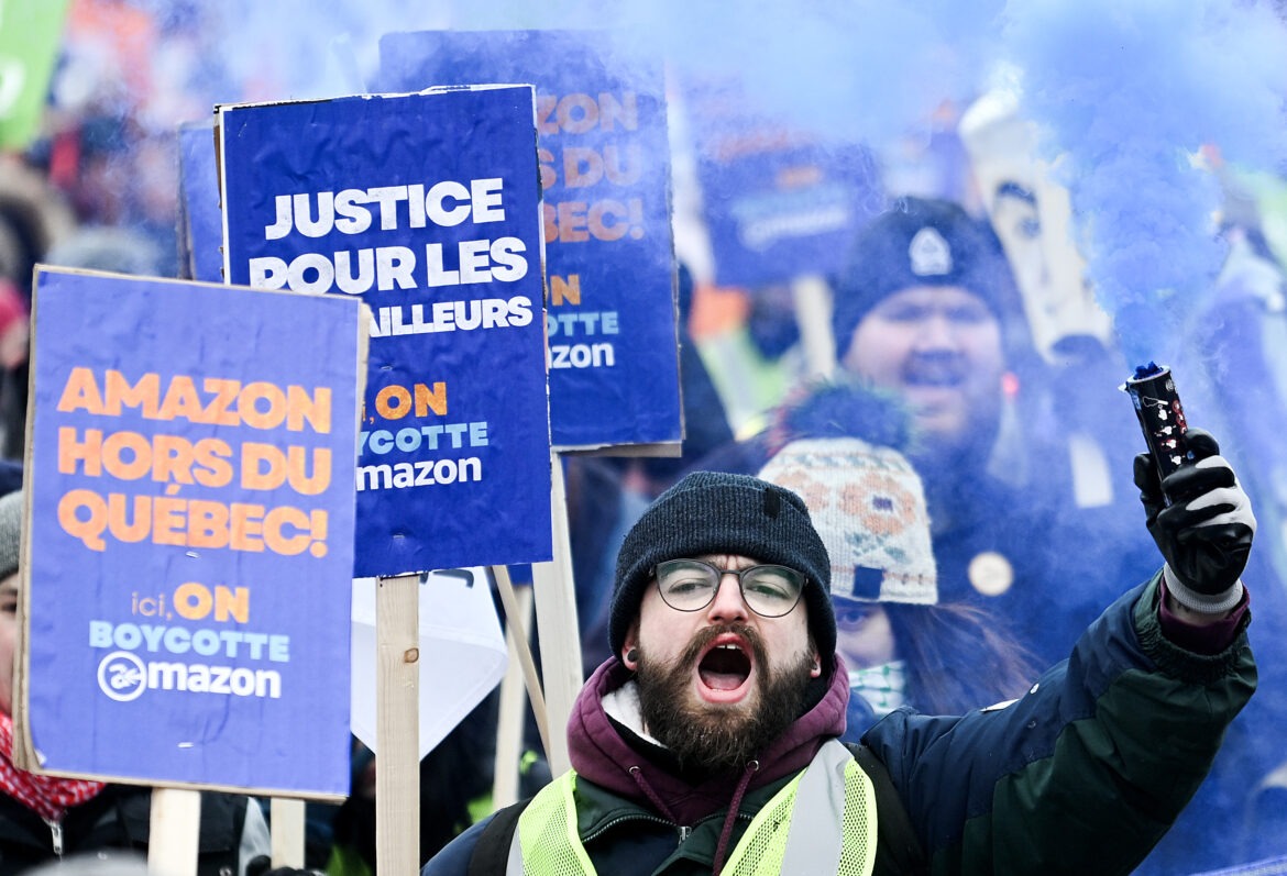 Amazon protest,