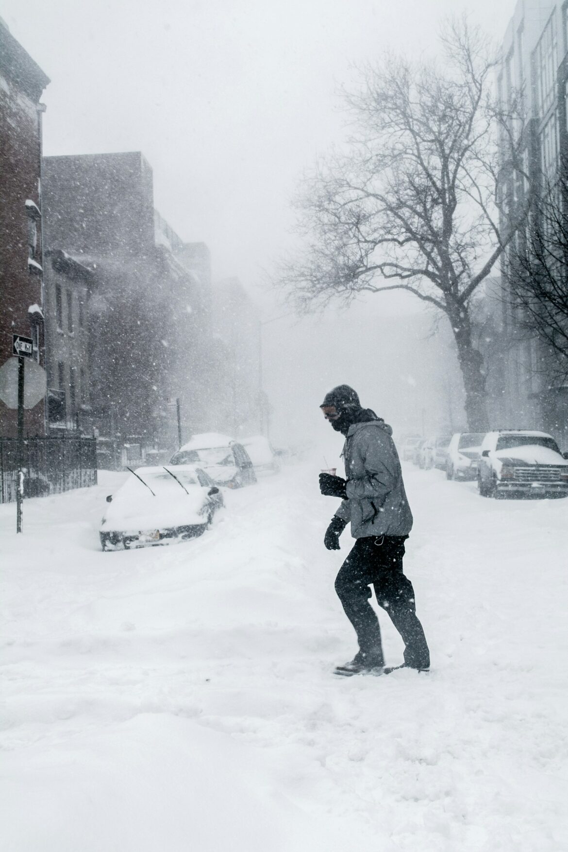 Snowstorm blizzard