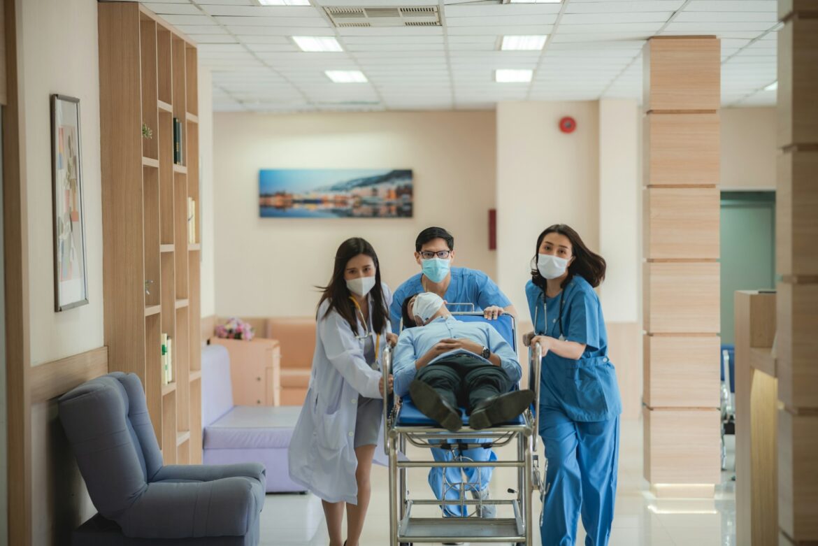 Hospital workers