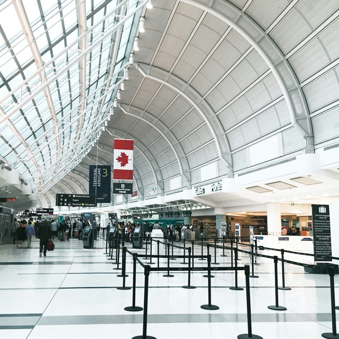 Pearson Airport in Toronto