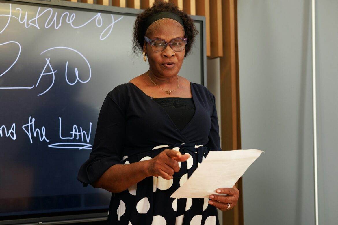Black university professor