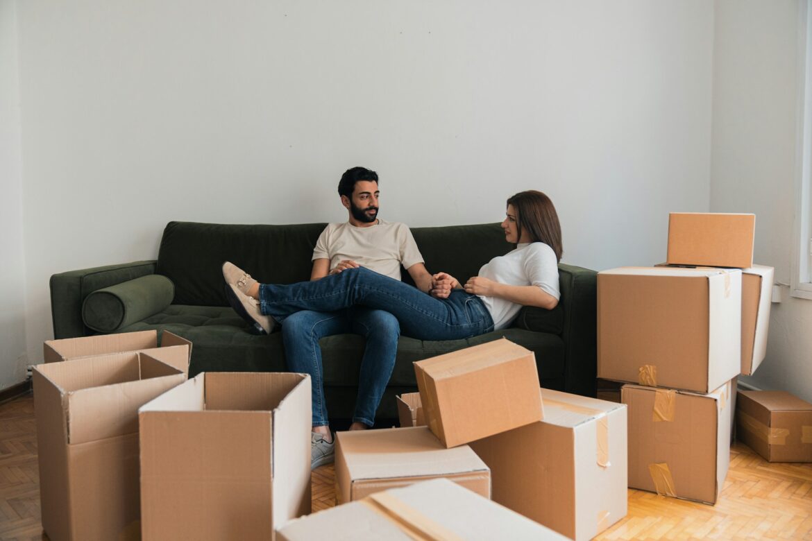 Moving packing boxes