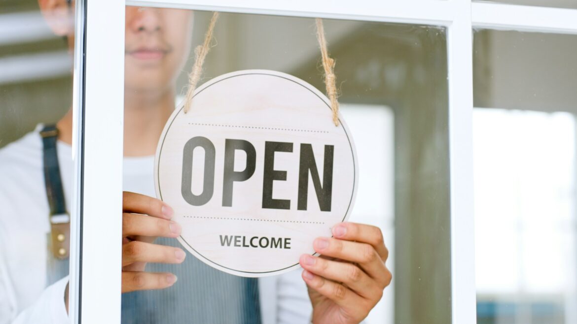 Open for business