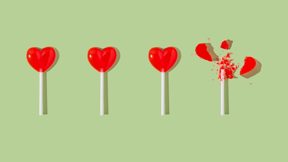Broken Heart concept