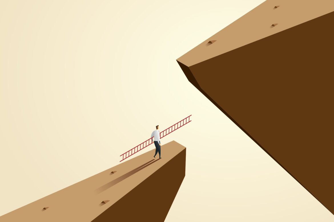 Man with ladder