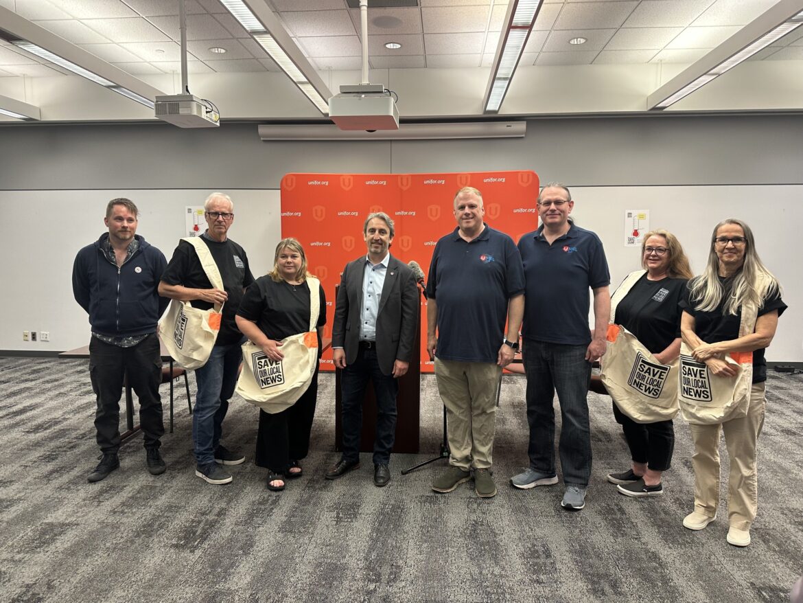 Unifor-Former Unifor members laid off from Glacier Media papers