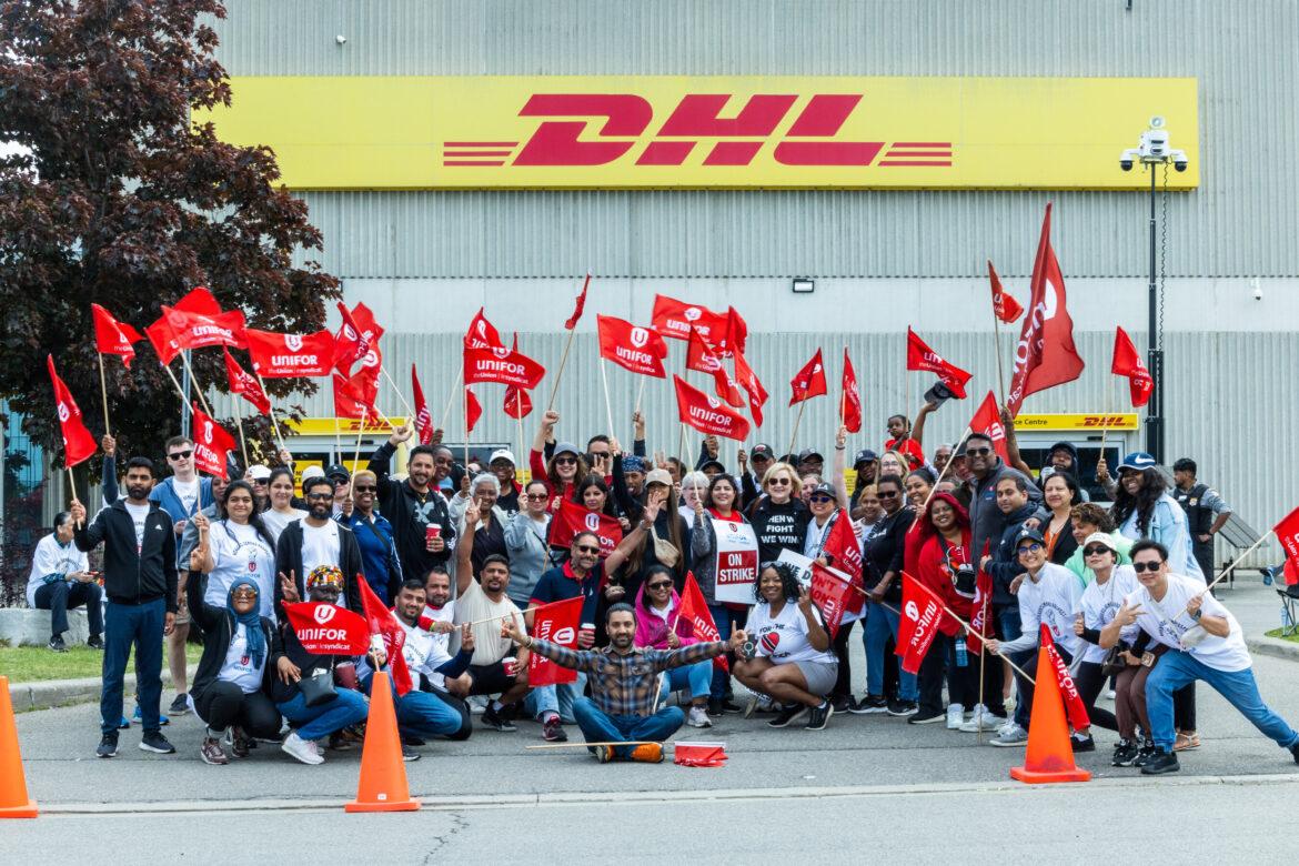 Unifor-Unifor slams DHL-s attempt to evade federal anti-scab law