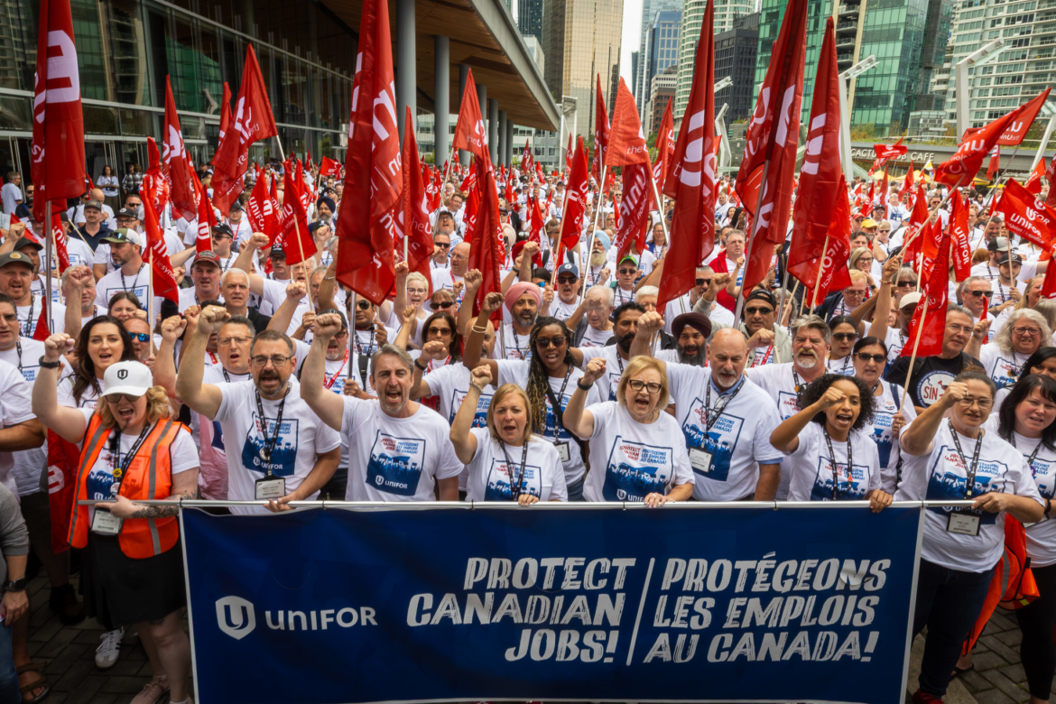 Unifor-Unifor rallies to protect Canadian jobs and fight for a s