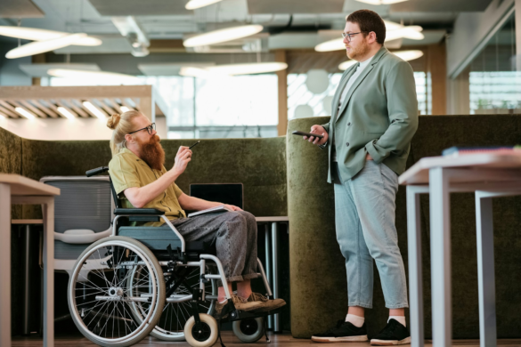 Worker with disability