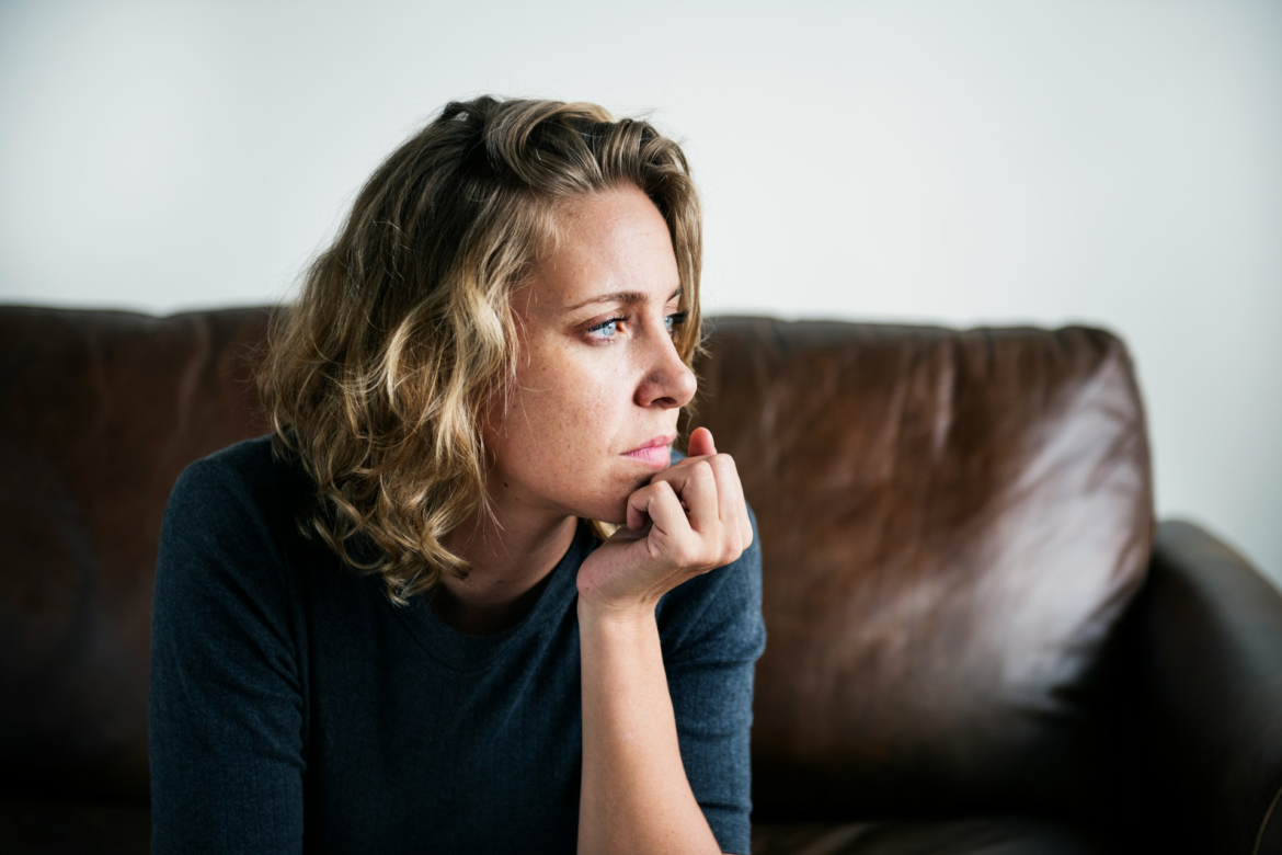 Woman mental health stress anxiety