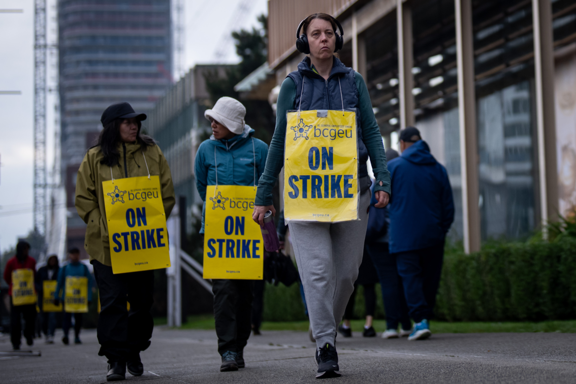BCGEU Job Action 20251010